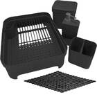 Escorredores De Louça Porta Detergente Lixeira E Protetor Sob