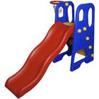 Escorregador Infantil 4 Degraus Playground Plástico + Cesta D