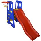 Escorregador Infantil 4 Degraus Playground Plástico + Cesta D