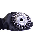 Escova Aço Inox Circular Trançada Aeme 4.1/2x1/2x7/8 (115x12.