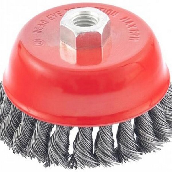 Escova Aco Tranc.serra Copo P/esmeril - 100mm Mtx 746289