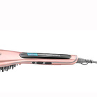 Escova Alisadora Cerdas Com Sistema De Molas Bivolt 30w Rosê