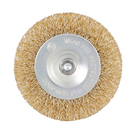 Escova Circular 3" x 3/8" haste de 1/4" Aço Carbono Vonder