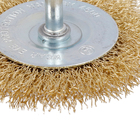 Escova Circular 3" x 3/8" haste de 1/4" Aço Carbono Vonder