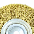 Escova Circular Ondulada De Aço Latonado 6 X 3/4 Polegadas