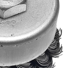 Escova Copo Aço Carbono Trançada - 4 X M14