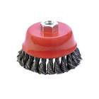 Escova Copo Trançada Aeme 4 Pol (100mm) Rosca M14 50 Unidades