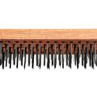 Escova De Aco Base Em Madeira Cerdas Em Aco Especial Com 5 Fi