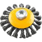 Escova De Aço Circular Cônica Torcida 4" X 1/4 - Vonder