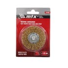 Escova de Aço Circular Ondulada Aço Carbono 2,4" MTX