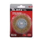 Escova de Aço Circular Ondulada Aço Carbono 3" MTX