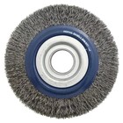 Escova De Aço Circular Rotativa Fio 10 Pol X 1" - 254 X 25mm