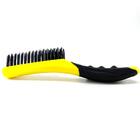 Escova De Aço Com Cabo Em Plastico 4 X 16 Fileiras - Black Ja
