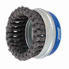 Escova de Aço Copo Trançada Aço Carbono 100mm Norton