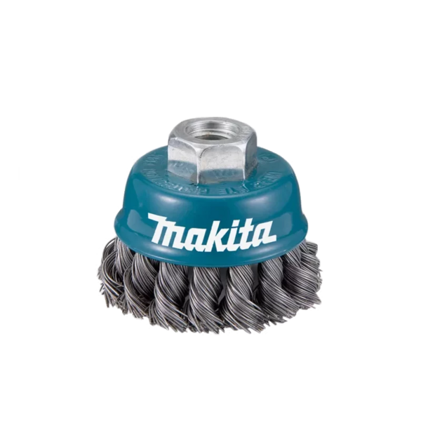 Escova De Aço Tipo Copo 75mm Fio Trançado Makita D-55170
