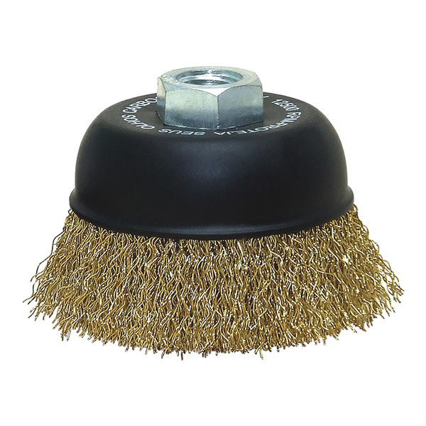 Escova de Aço Tipo Copo Ondulada 3" Carbografite