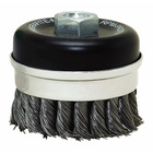 Escova de Aço Tipo Copo Trançada 3" Carbografite