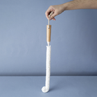 Escova De Bambu Oikos Flexível Para Limpeza De Jarras Preta