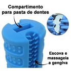 Escova De Dentes Mordedor Grande Cachorro Pet Cao Limpeza Buc