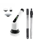 Escova De Limpeza Eletrica Potente 25w Giratorio Sem Fio Bate