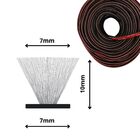 Escova Envidraçamento De Sacada Vedação Entre Vidros 7x10mm P