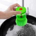 Escova Lava Louça De Plástico Com Dispenser