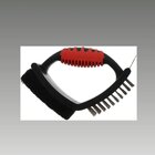 Escova Limpar Grelha Churrasqueira Chapa Aço Inox 3 Em 1