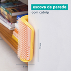 Escova Massageadora para Gato Rosa Oikos Animal