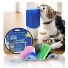 Escova Massageadora Pet Tira Pelos Gatos Parede Com Catnip