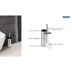 Escova Para Banheiro Tramontina Em Aço Inox Com Acabamento Sc