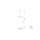 Escova Para Banheiro Tramontina Em Aço Inox Com Acabamento Sc