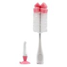 Escova Para Mamadeira Com Ventosa Rosa