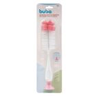 Escova Para Mamadeira Com Ventosa Rosa