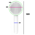 Escova Rasqueadeira Pente Tira Pelo Cao Gato Cachorro Pet Res