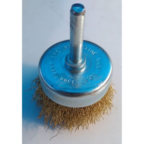 Escova Redonda Em Aço Carbono Para Furadeira Rebo. 01