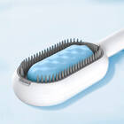 Escova Removedor Tira Pelos Pet Cães Gatos - Azul
