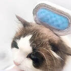 Escova Removedor Tira Pelos Pet Cães Gatos - Azul