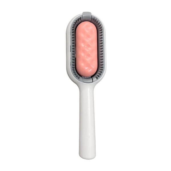 Escova Removedor Tira Pelos Pet Cães Gatos - Rosa