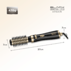 Escova Rotativa Mondial Argan Black Gold Er-11-ar - 220v
