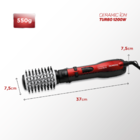 Escova Rotativa Mondial Ceramic Íon Turbo 1200w Er-09 - 220v