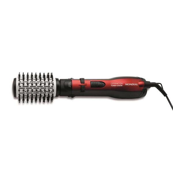 Escova Rotativa Mondial Ceramic Íon Turbo 1200w Er-09 - 220v
