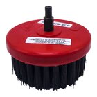 Escova Rotativa Nylon 100mm Média Com Eixo - Copetec