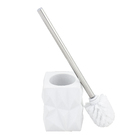 Escova Sanitária Branca em Cerâmica Diamond Importado