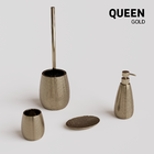 Escova Sanitária Cerâmica Queen Ouro Sensea