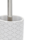 Escova Sanitária Cerâmica Redonda Branca Okino Sensea