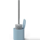 Escova Sanitária De Piso Com Suporte Banheiro Dual Cores Ou A