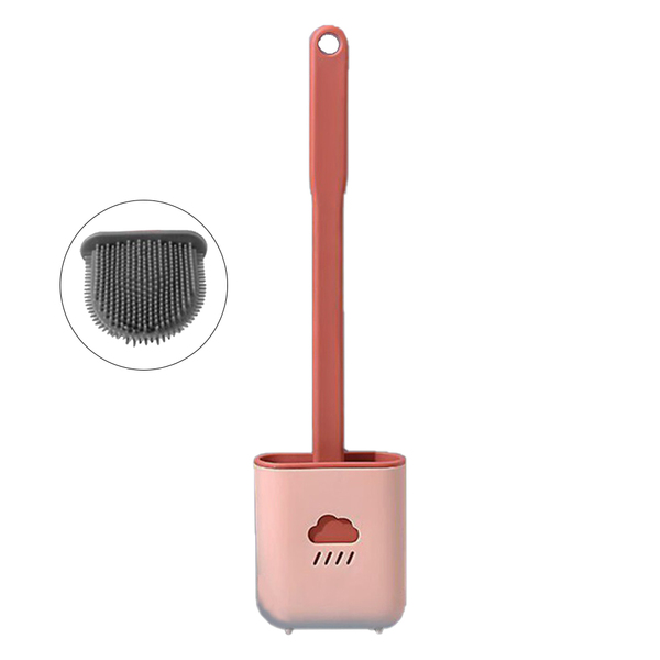 Escova Sanitaria De Silicone Vaso Privada Limpeza Banheiro