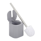 Escova Sanitária Dual Chumbo Plástico Ou