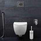 Escova Sanitária Limpeza De Vaso De Banheiro Inox 30cm