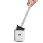 Escova Sanitaria Limpeza Vaso Privada Silicone Banheiro